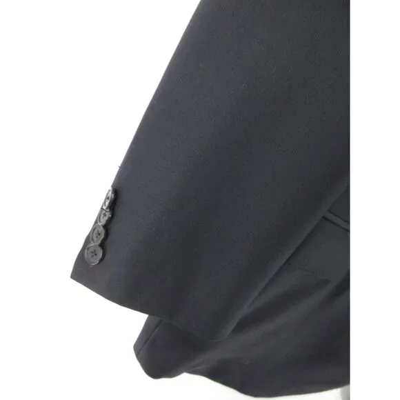 Ravazzolo Sport Coat 42 Blazer Virgin Wool Jacket Navy Preppy Italy